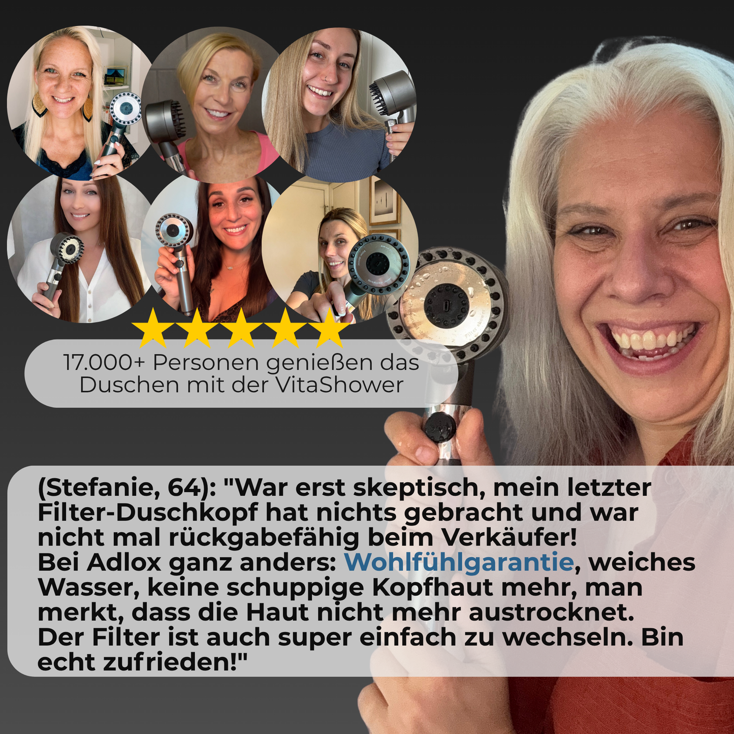 VitaShower – Spürbar weichere Haut, glänzendes Haar & echtes Wohlgefühl