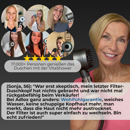 VitaShower – Spürbar weichere Haut, glänzendes Haar & echtes Wohlgefühl